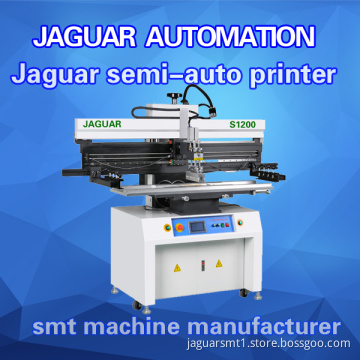 SMD PCB Semi-auto Stencil Solder Paste Printer Machine